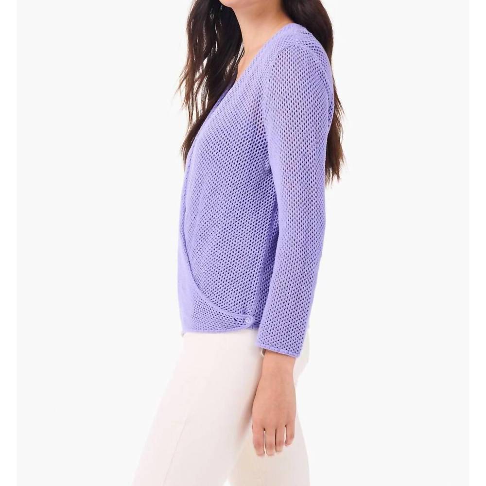 NEW NIC + ZOE mesh 4way cardigan in lavender - Picture 2 of 4